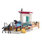 Schleich Horse Club Horse box with mare and foal 42611