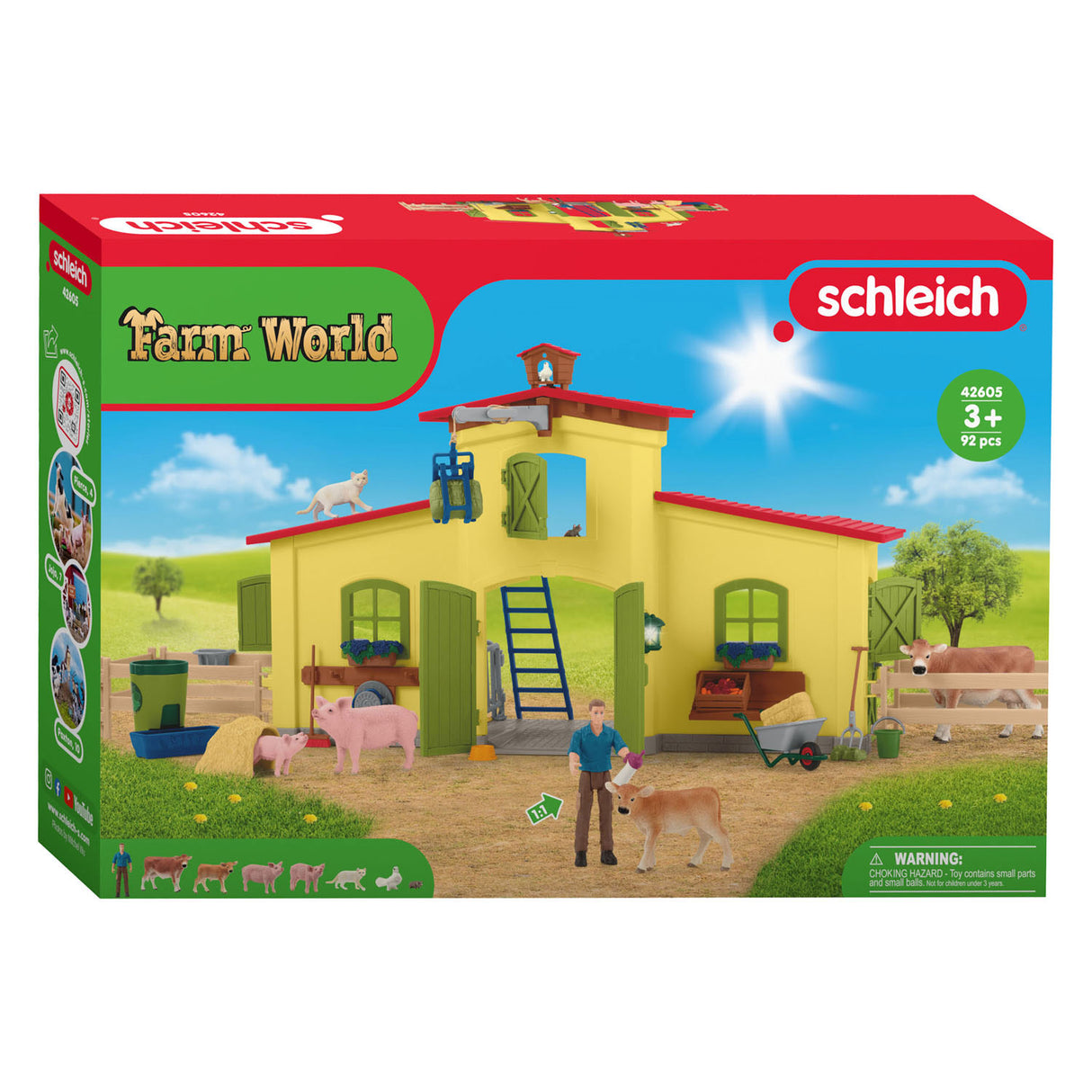 Schleich Farm World large stable 42605