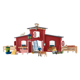 Schleich Bauerenhaff Welt grouss stabil rout 42606