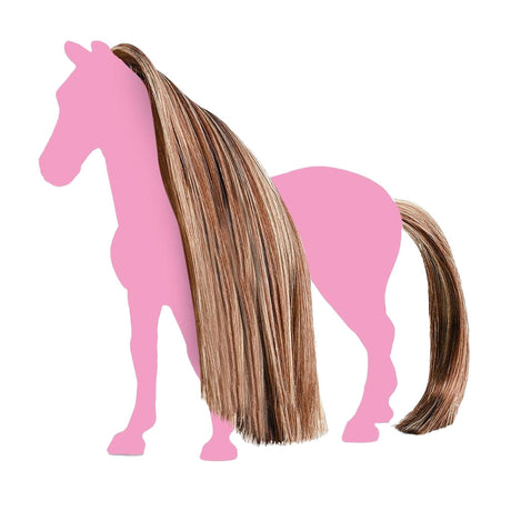 Schleich HORSE CLUB Haar Beauty Horses Bruin Goud 42653