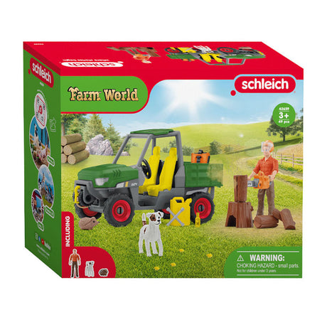 Schleich farm world sagbruk med kjøretøy - 42659