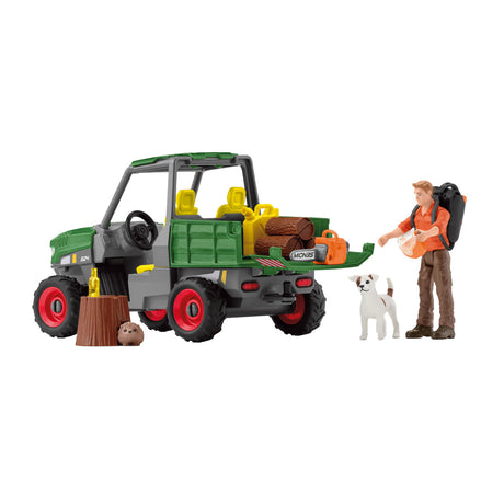 Schleich farm world sagbruk med kjøretøy - 42659
