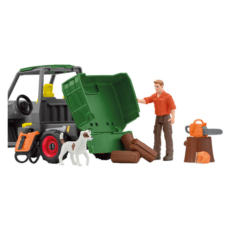 Schleich farm world sagbruk med kjøretøy - 42659