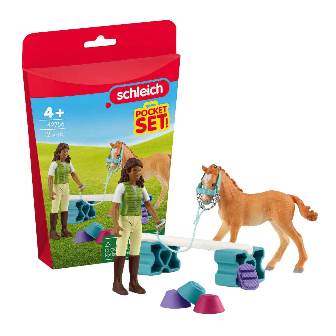 Schleich horse club trainingsset voor veulens - 42756