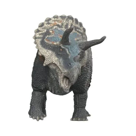 Schleich dinosaur toy triceratops with movable head.