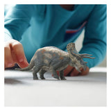Schleich dinosaur toy triceratops with movable head.