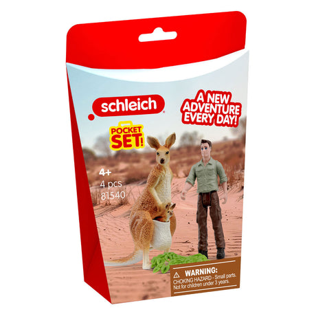 Schleich wild life kangaroo tour with the ranger 81540