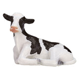 Veau holstein des terres agricoles Mojo couché - 387082