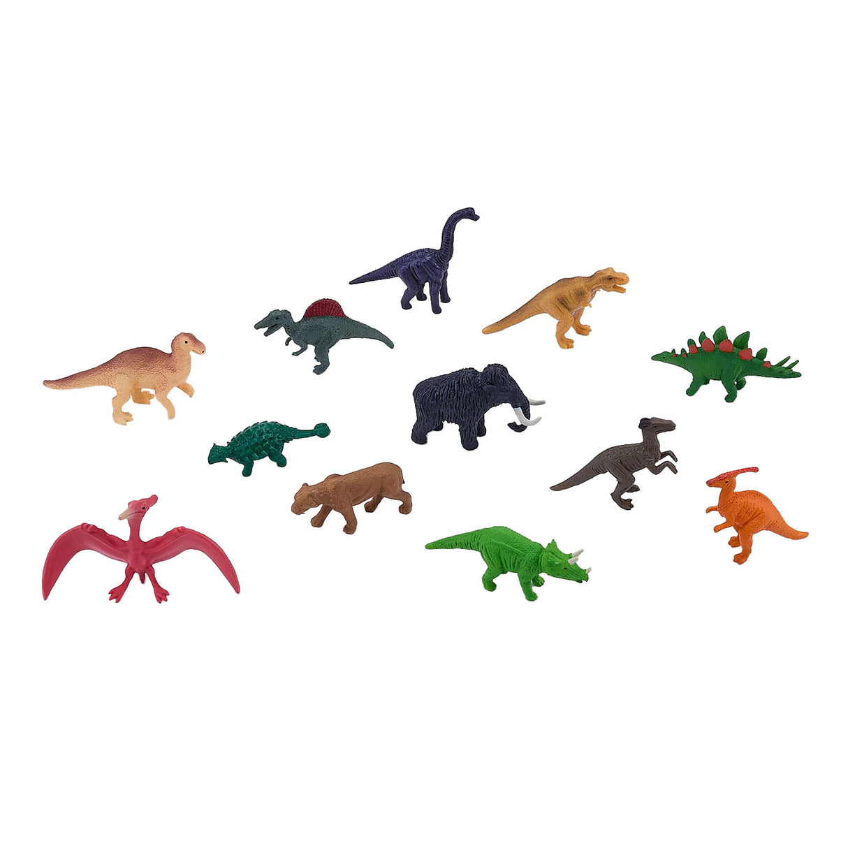 Mojo forhistorie Mini Dinosaurs Play Set, 12dlg. 380055