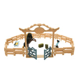 Mojo Farmland Western Ranch with Horse and Cowboy Play set 380064