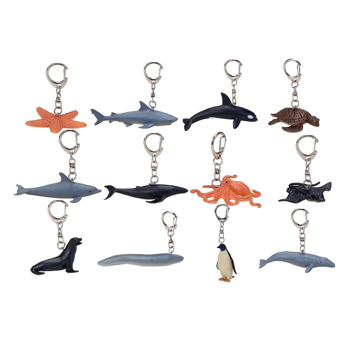 Mojo sealife sleutelhangers, 36st. - 387429
