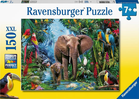 Ravensburger Elephants in the Jungle, 150 pc. XXL