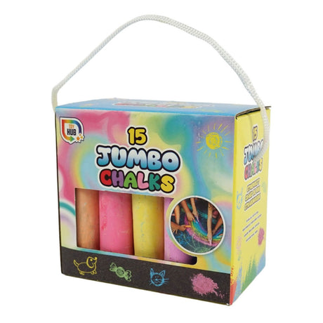 Trottoir Kräid Jumbo 9,5 cm 15 Stécker | 12 Stéck