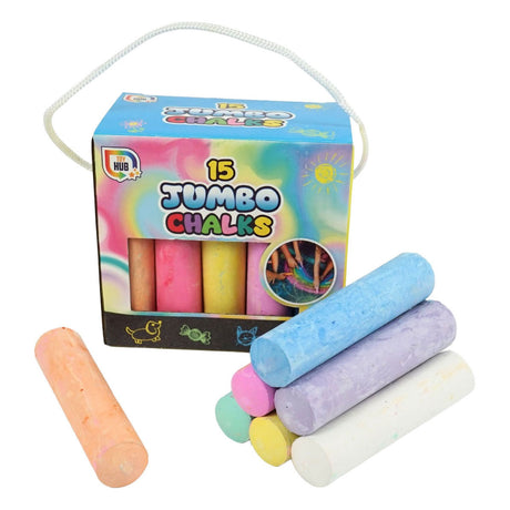 Trottoir Kräid Jumbo 9,5 cm 15 Stécker | 12 Stéck