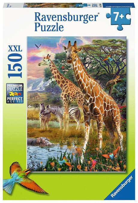 Ravensburger puzzle savane colorée - puzzle - 150 pièces