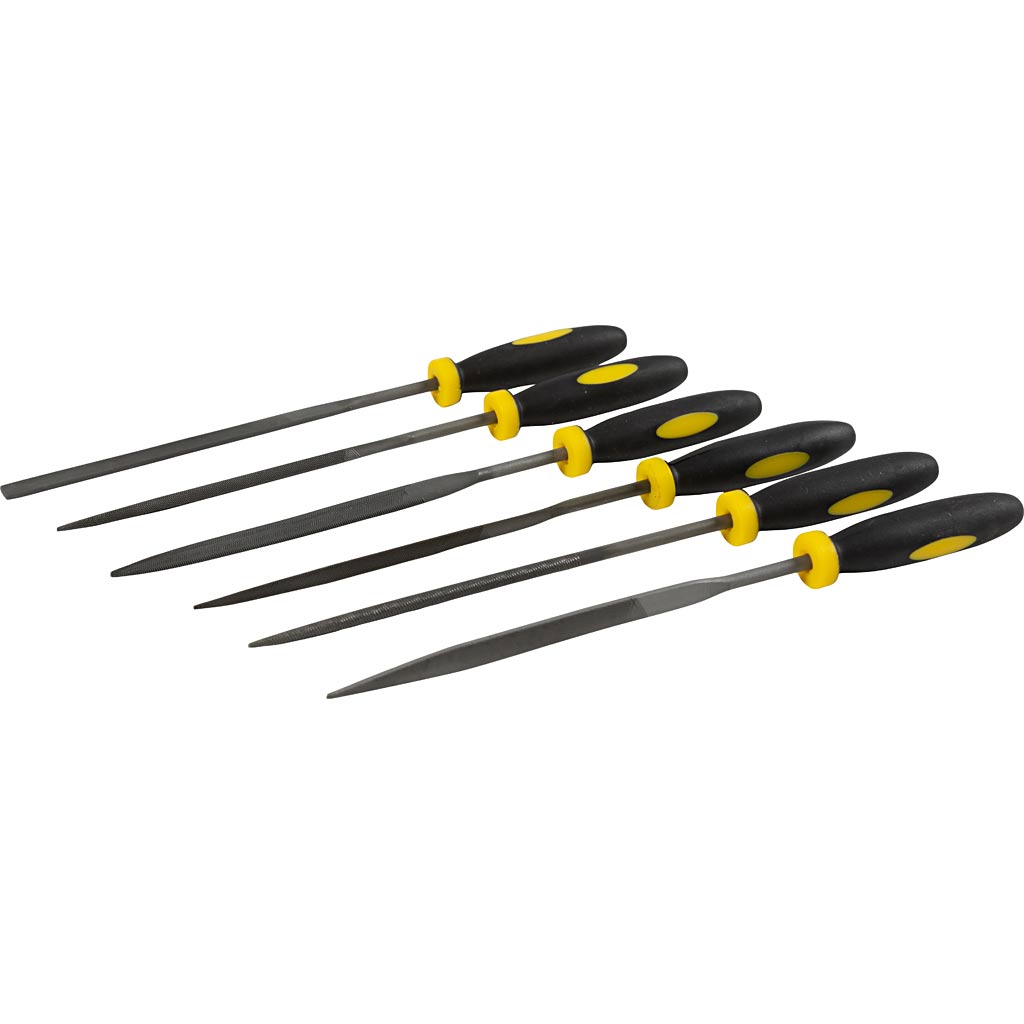 Dateienset, l: 150 mm, 6 Stéck 1 Set