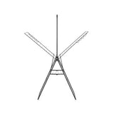 Brabantia hangon drying rack 25m with black steel rod
