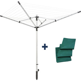 Leifheit 1053955 - linolift triomadóir éadaí 500 dubh | 1 ríomhaire