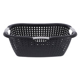 No brand laundry basket 26l black