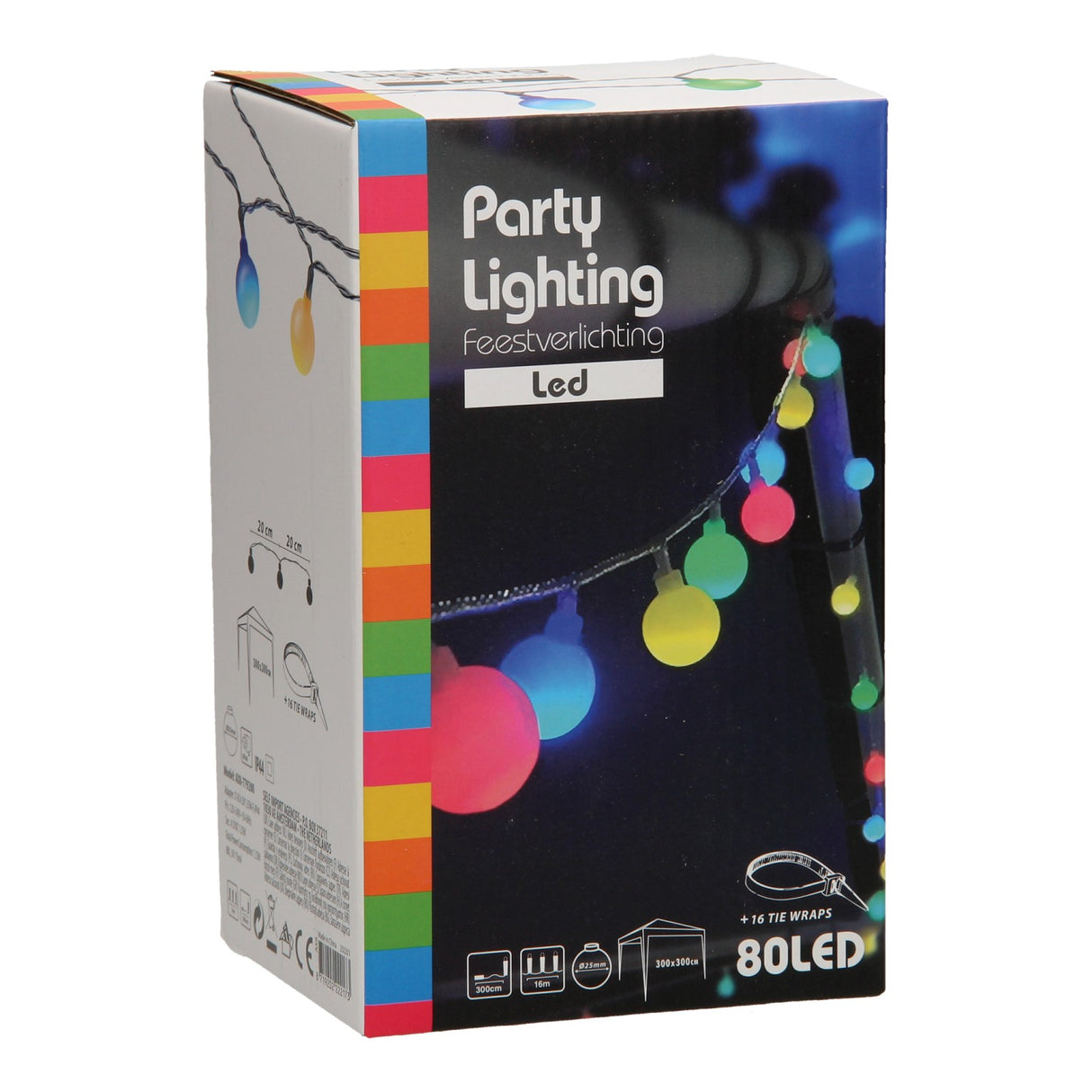 LED -belysning Multi -Color, 16 meter