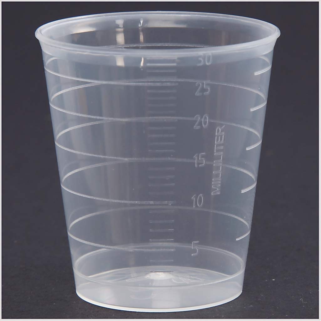 Cup with lid, 30 ml, 75 pieces 1 box