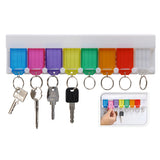 Key rack with key chains, 8th.