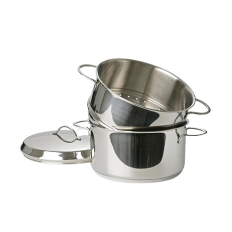 Conjunto de vaporizador Eurocuisine 20cm em aço inoxidável