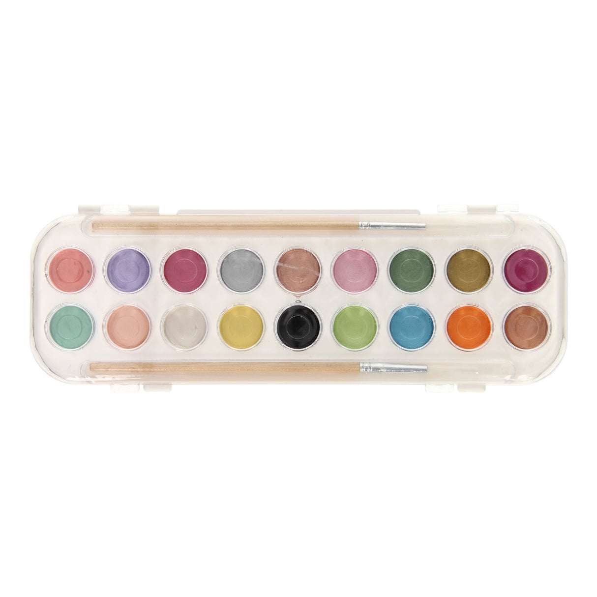 Watercolor Set Metallic, 18 colors