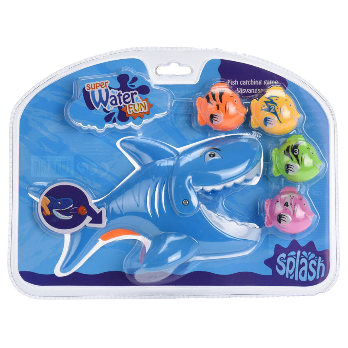 Fishing game shark with 4 fish