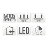 LED -lys Multi -Color, 20dlg.