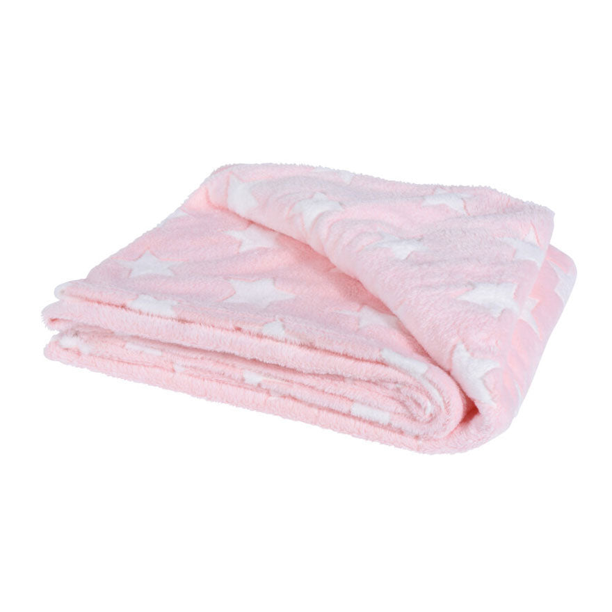 Fleece Decke Pink