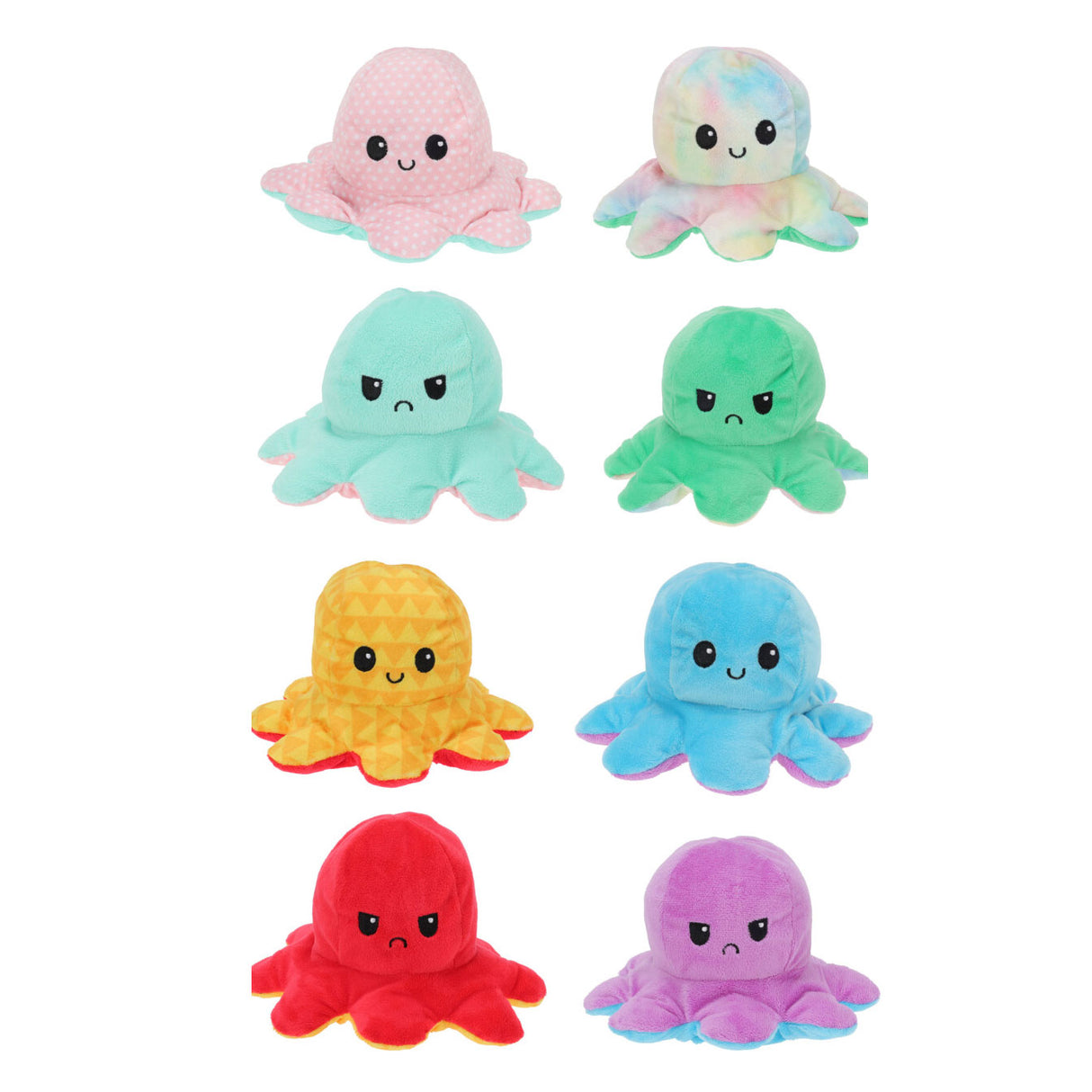 Peluche pieuvre réversible