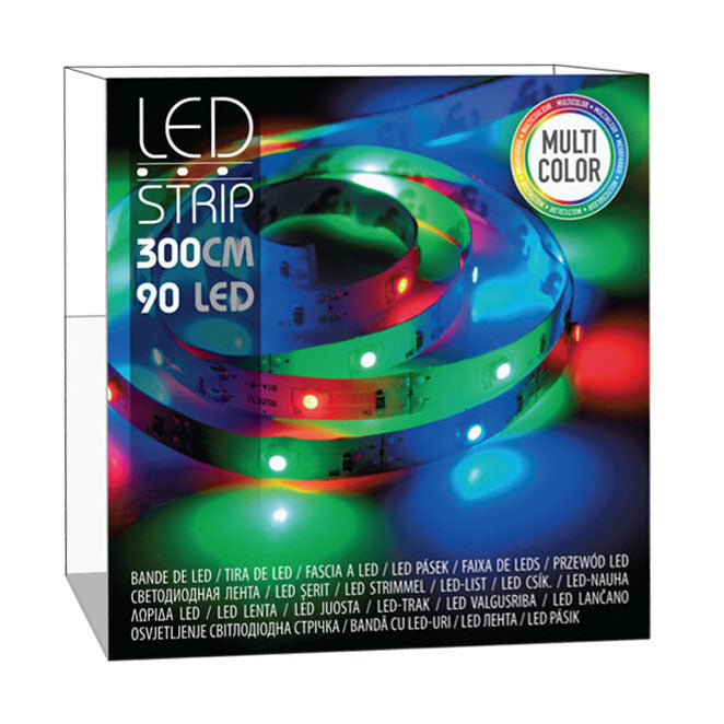 - LED strip 3 m rubber 90 pieces