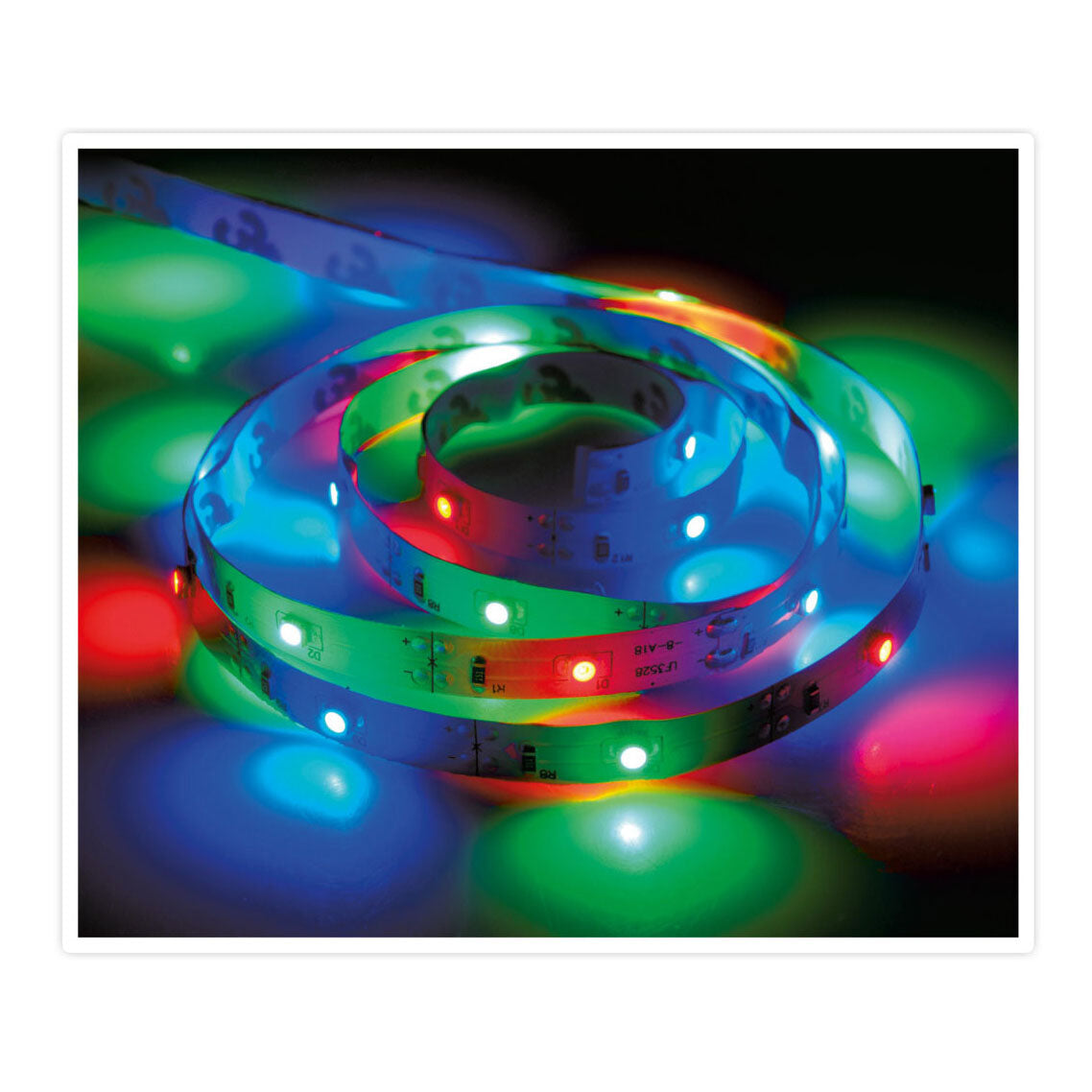 - LED strip 3 m rubber 90 pieces