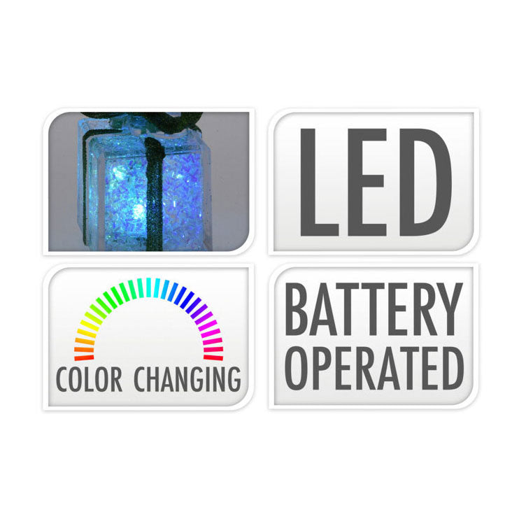 Regalo con la luce a LED che cambia colore