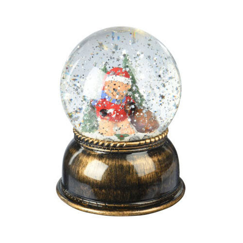 Glazen Schudbol Kerst, 14cm