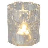 LED Tealight transparent, 12st.