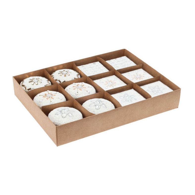 Box 7x4cm white, set of 12