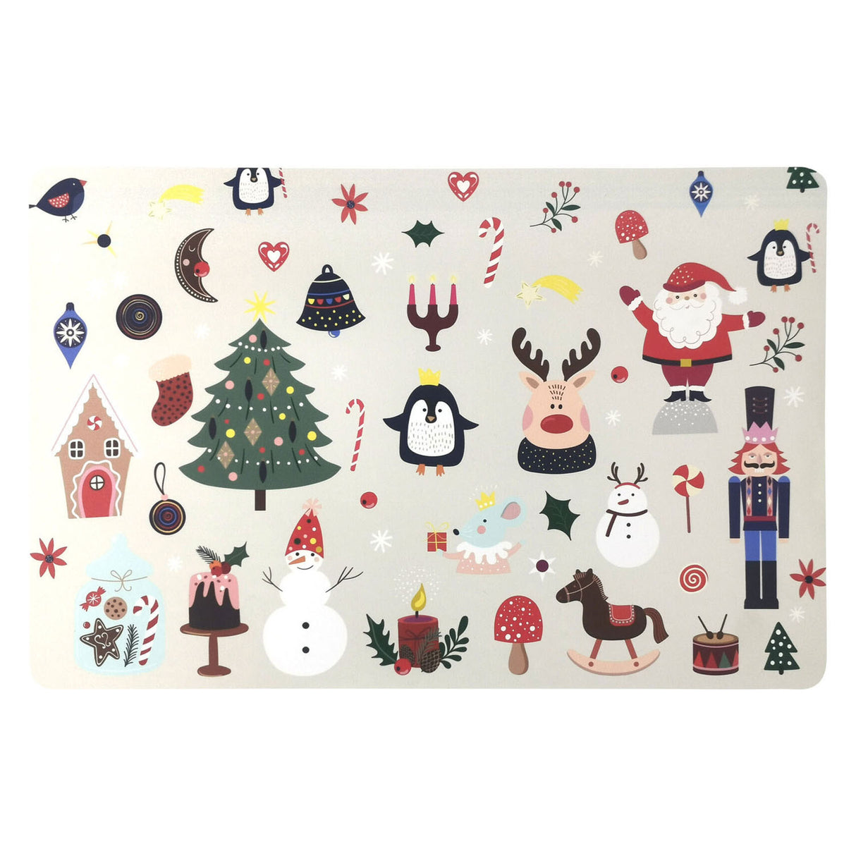 Placemat Christmas, set di 12