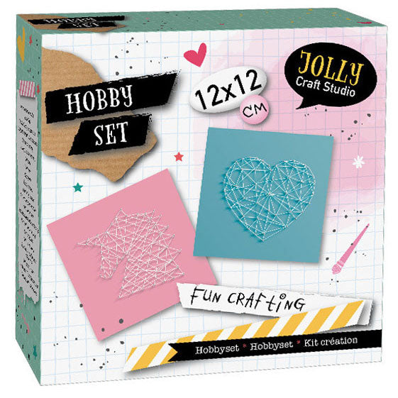 Hobbyset mécht Är eege String Art