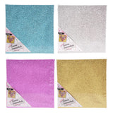 Tela glitter 15x15cm, set di 12