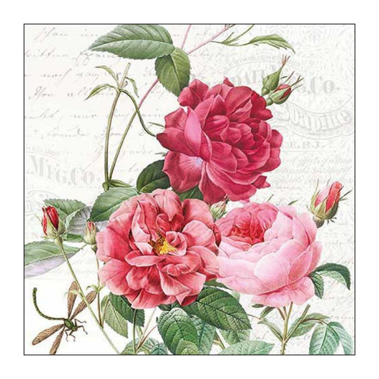Ambiente napkin 33 amber fsc mix