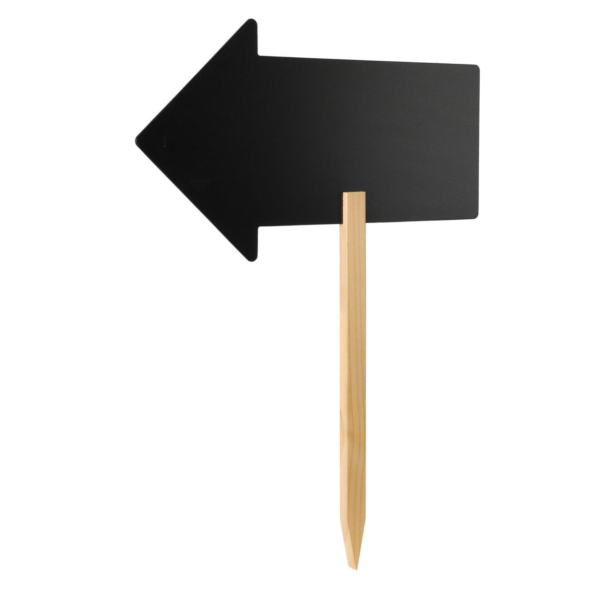 Chalkboard arrow on stick, 50 cm