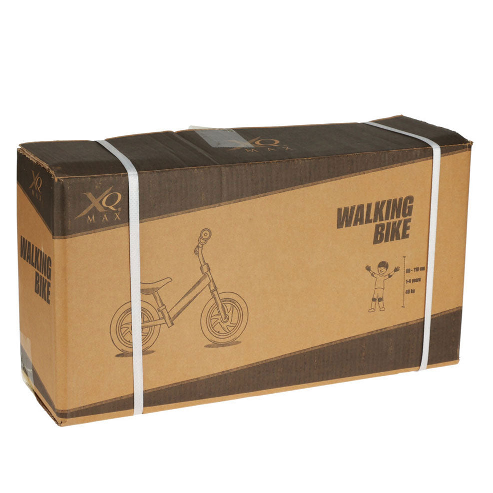 Bicicleta de equilíbrio preta 12 polegadas xqmax