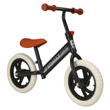 Bicicleta de equilíbrio preta 12 polegadas xqmax