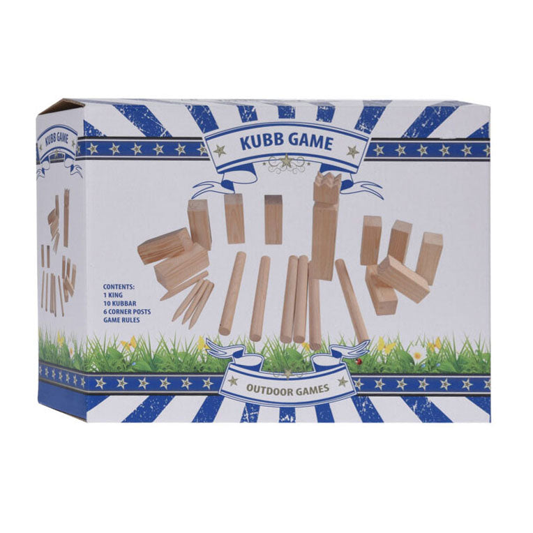 KUBB Set Large Wood FSC, 21dlg.