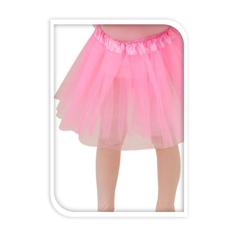 Prinzessin Rock rosa polyester mat elastesche