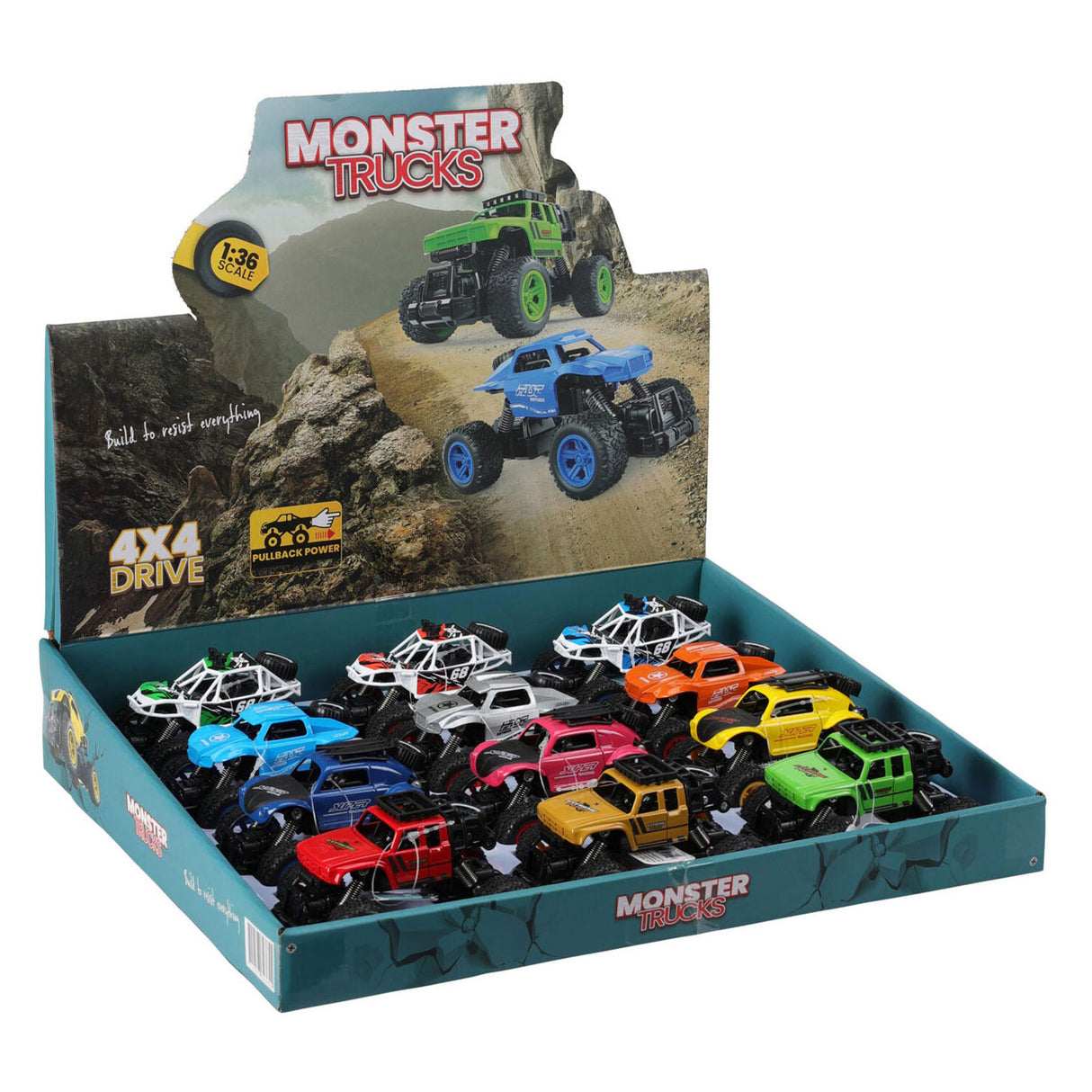 Diecast Pull Back Monster Truck