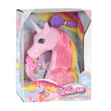 Unicorn hettehode med 4 tilbehør