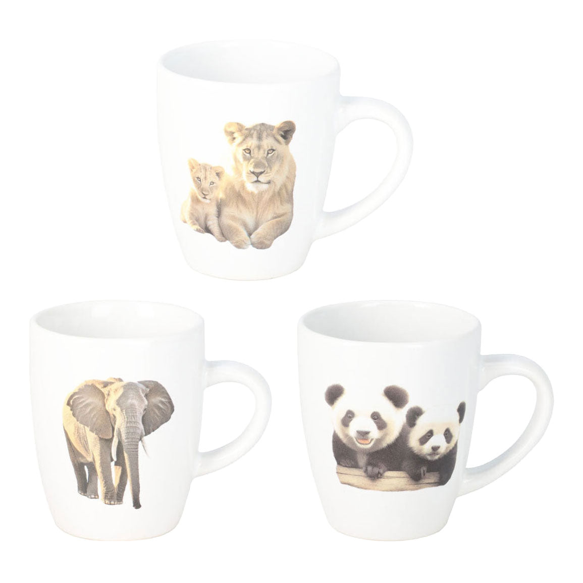 Jungle de la taza, conjunto de 3